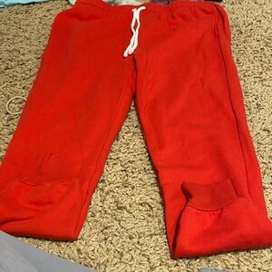 Red Sweatpants